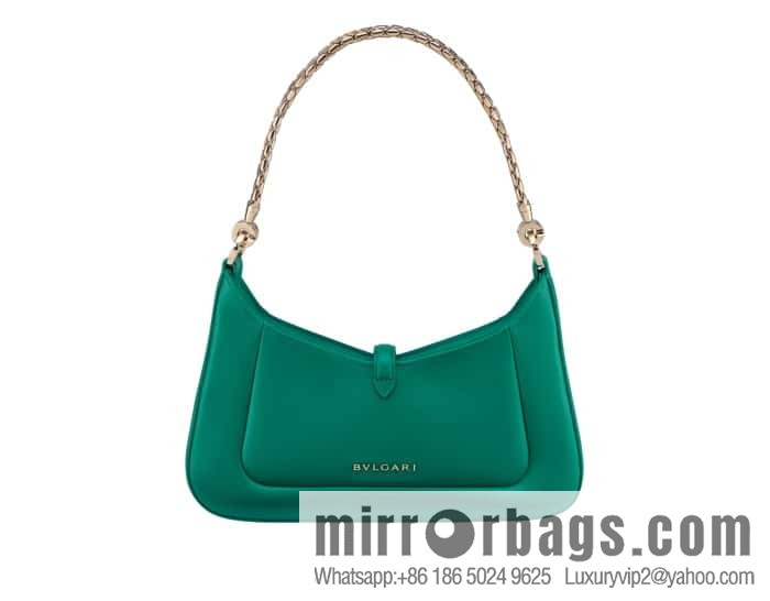 BVLGARI Bulgari SERPENTI BAIA series small shoulder bag 293208 emerald 27CM