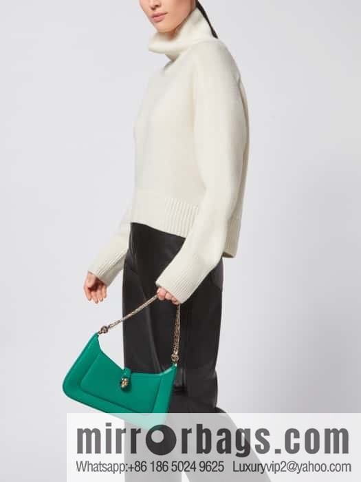 BVLGARI Bulgari SERPENTI BAIA series small shoulder bag 293208 emerald 27CM