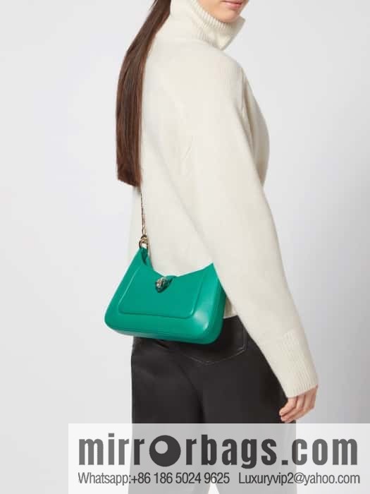 BVLGARI Bulgari SERPENTI BAIA series small shoulder bag 293208 emerald 27CM