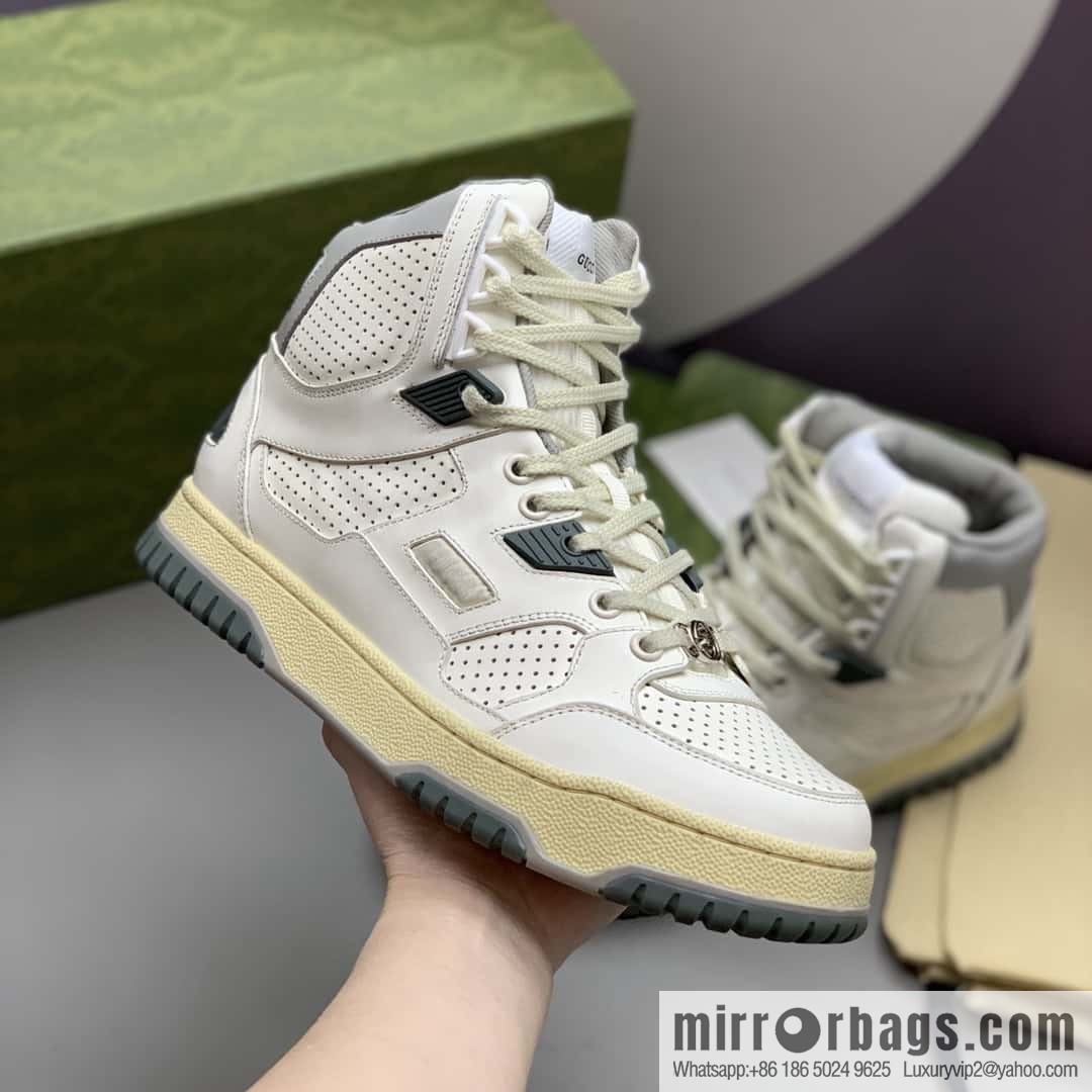 GUCCI 🆕💏 couple high-top sports and leisure shoes for men and women