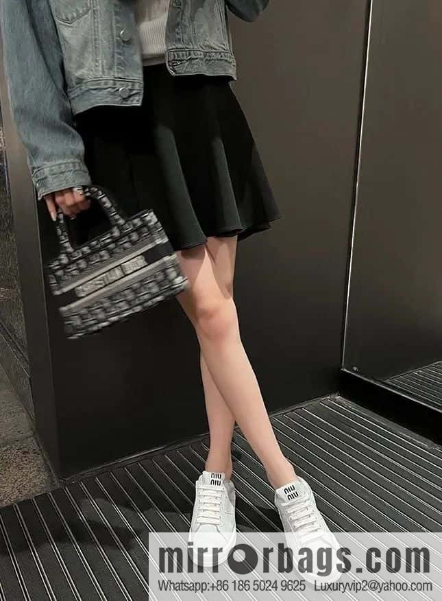 MIUMIU Miao Miao Old dirty casual sports little white shoes