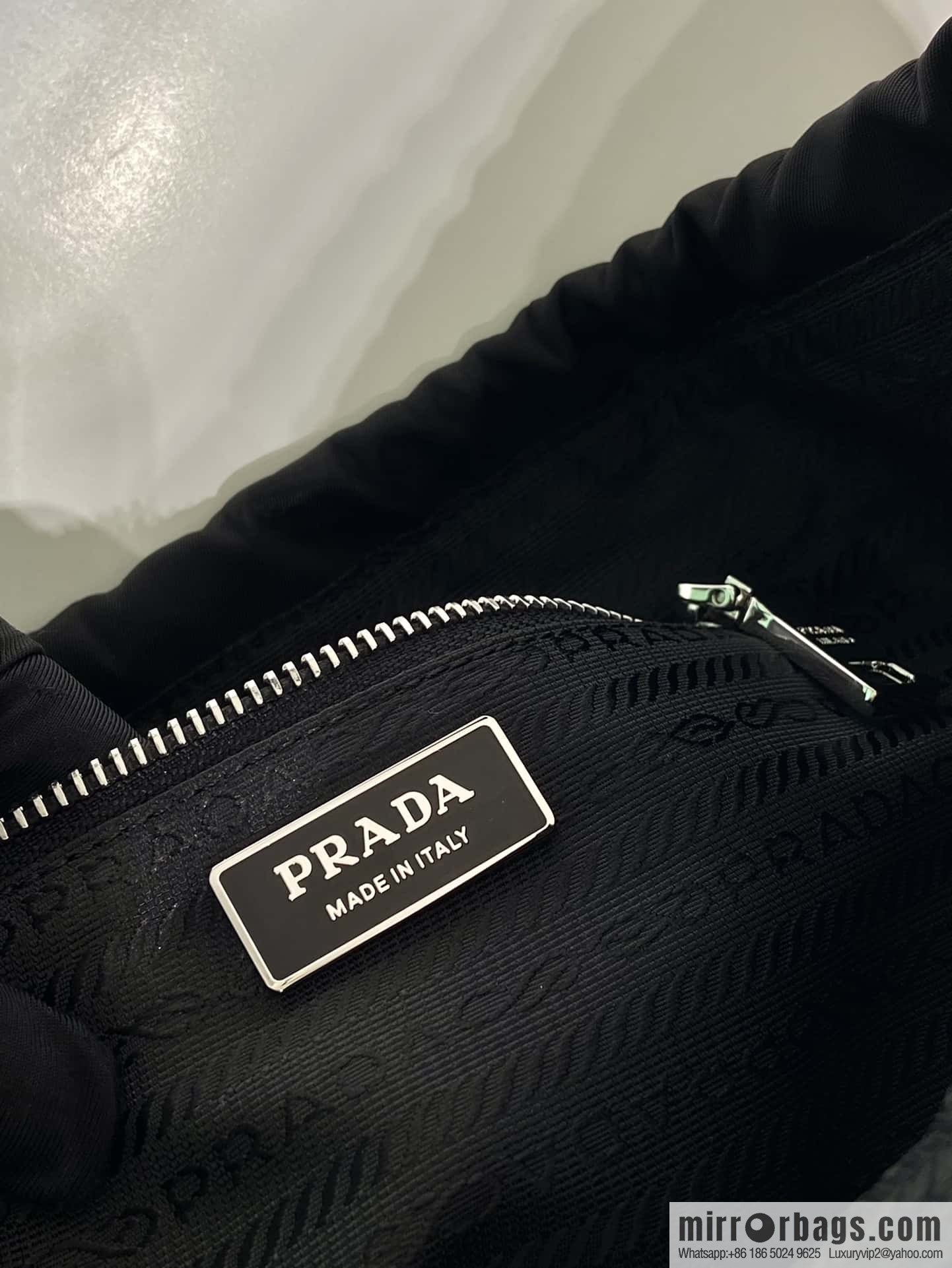 PRADA ๐ Drawstring Underarm Bag ๐ B6250 Large/Medieval Bag