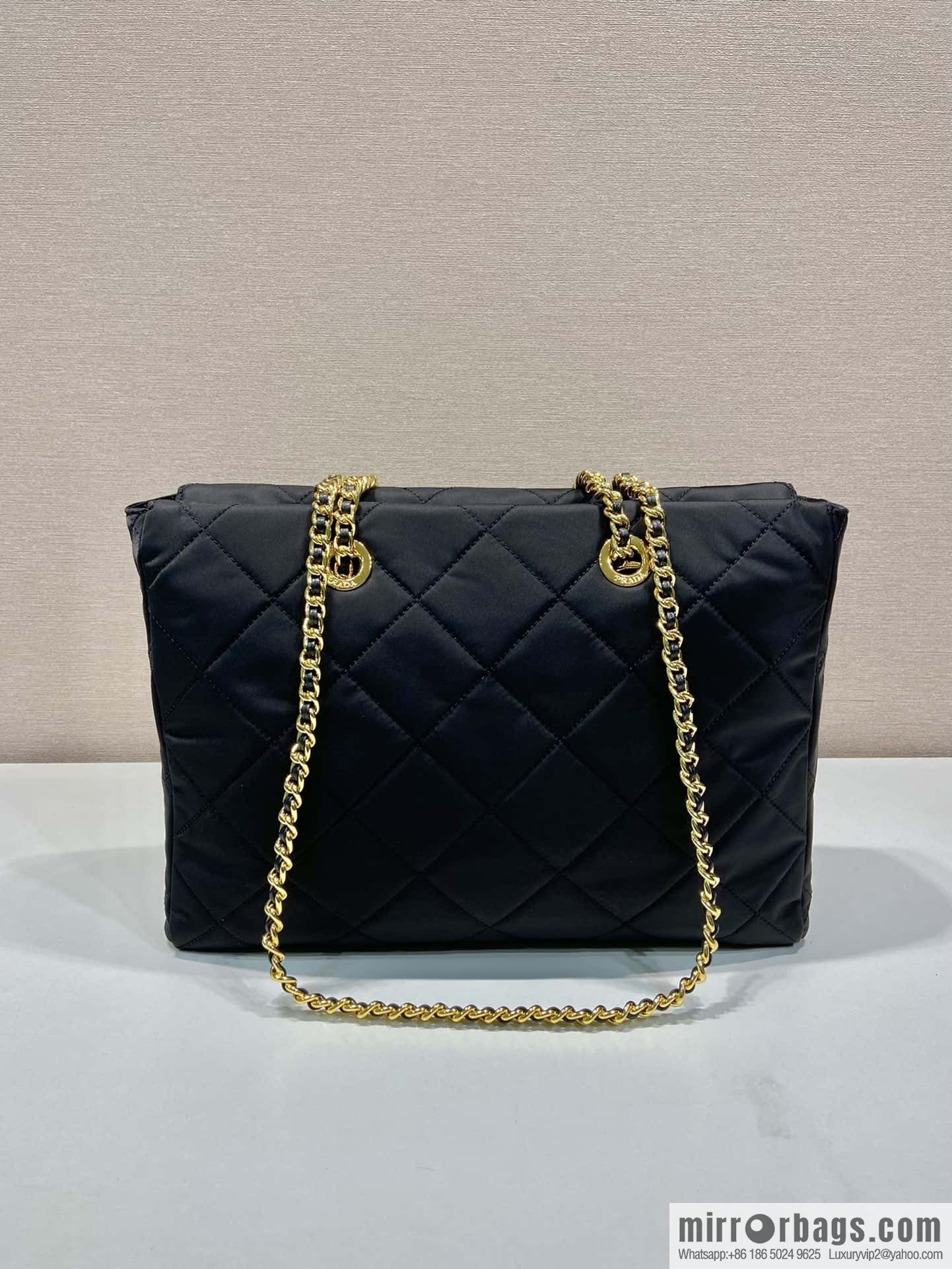 PRADA Vintage chain strap hobo bag large ๐ 1BG467