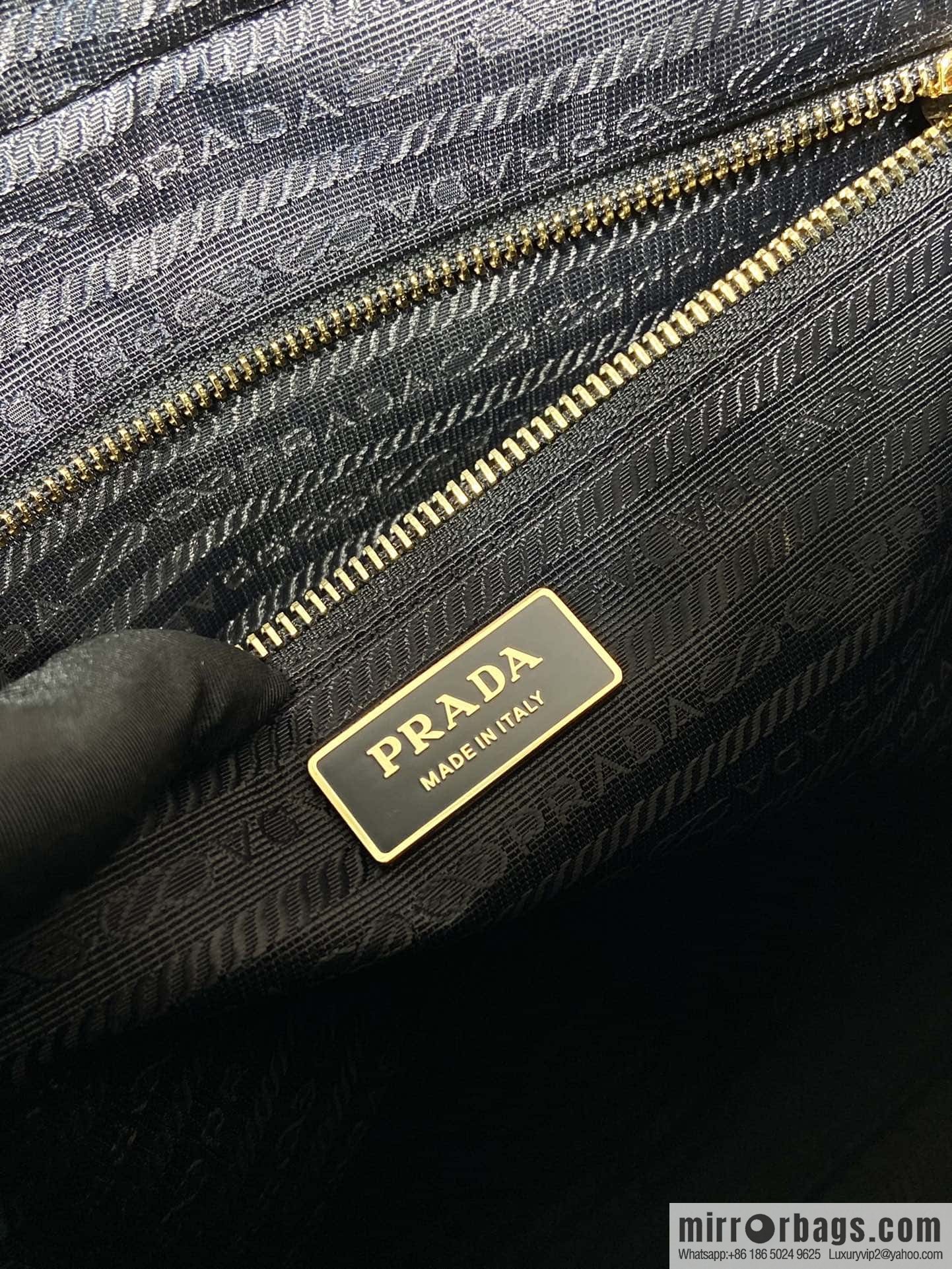 PRADA Vintage chain strap hobo bag large ๐ 1BG467