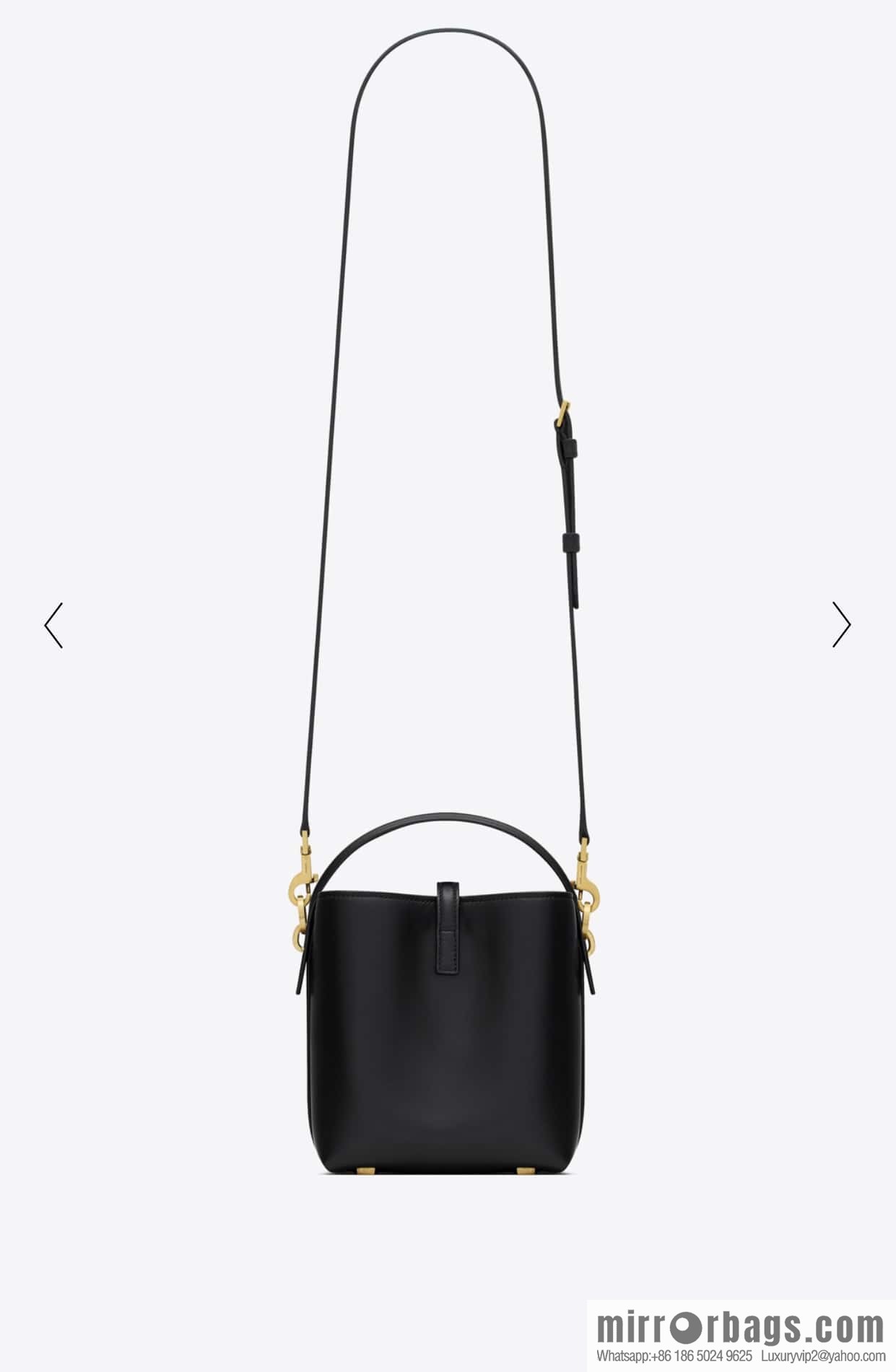 SAINT LAURENT YSL YSL summer new model YSL glossy leather (fabric) _ mini bucket bag 765870