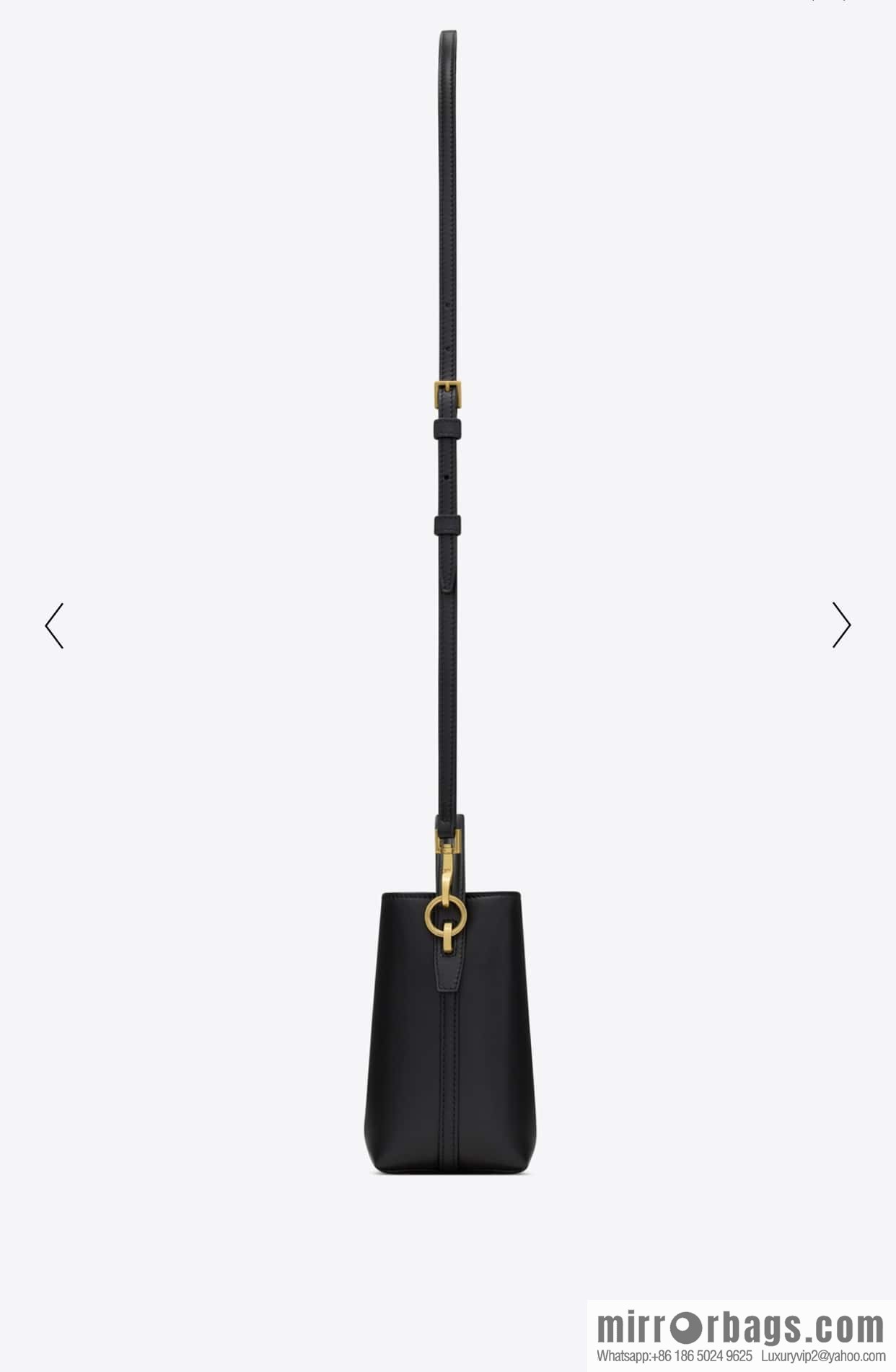 SAINT LAURENT YSL YSL summer new model YSL glossy leather (fabric) _ mini bucket bag 765870
