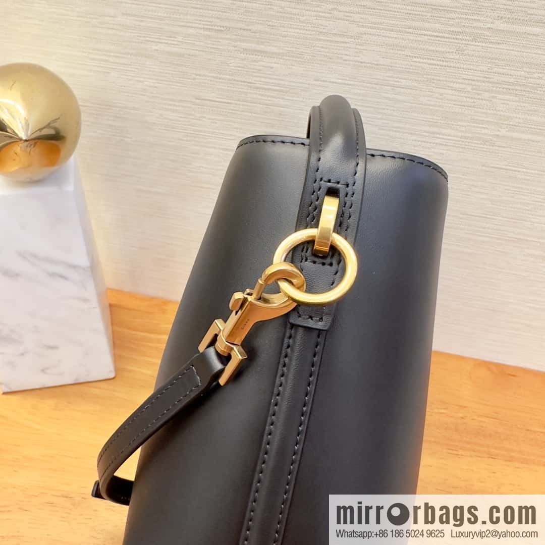 SAINT LAURENT YSL YSL summer new model YSL glossy leather (fabric) _ mini bucket bag 765870