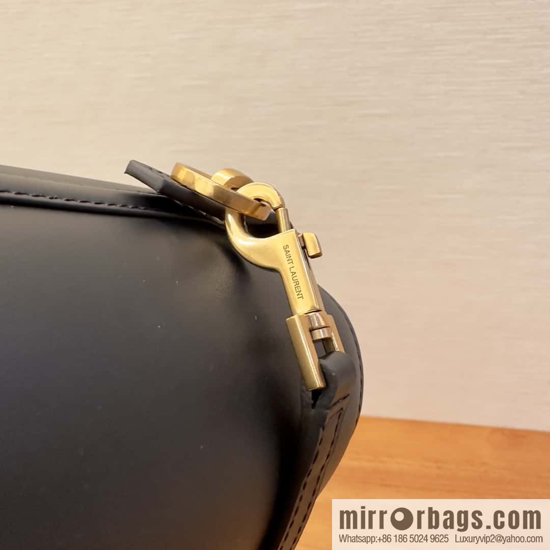 SAINT LAURENT YSL YSL summer new model YSL glossy leather (fabric) _ mini bucket bag 765870