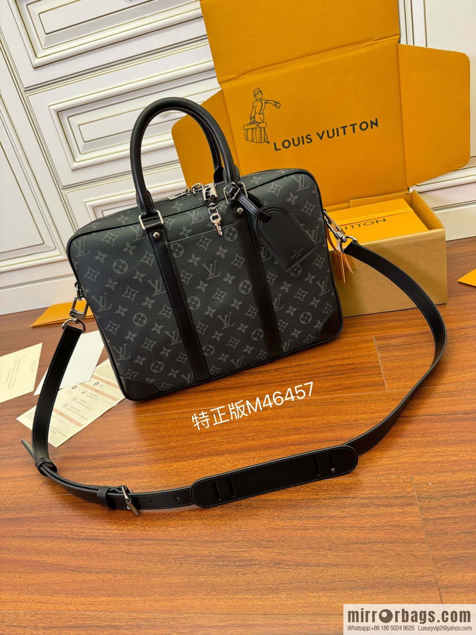 LV M46457 Porte-Documents Voyage PM