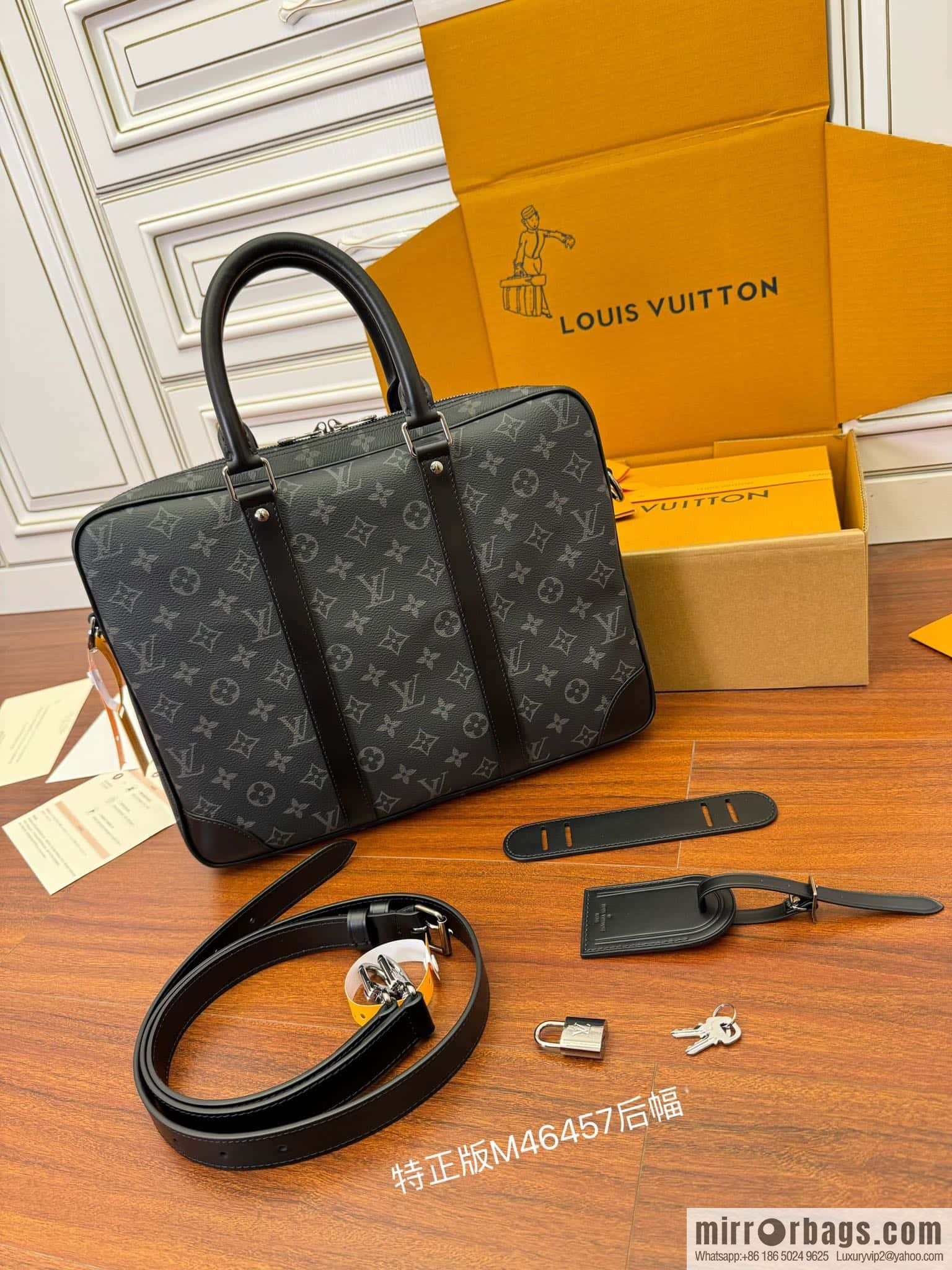LV M46457 Porte-Documents Voyage PM