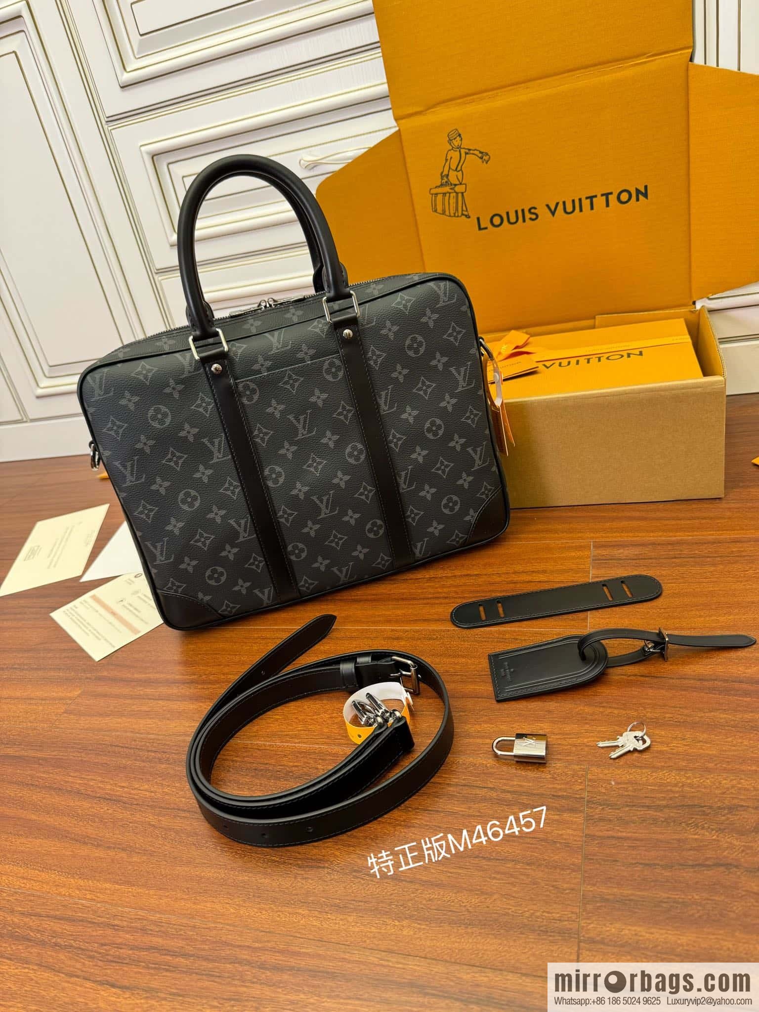 LV M46457 Porte-Documents Voyage PM
