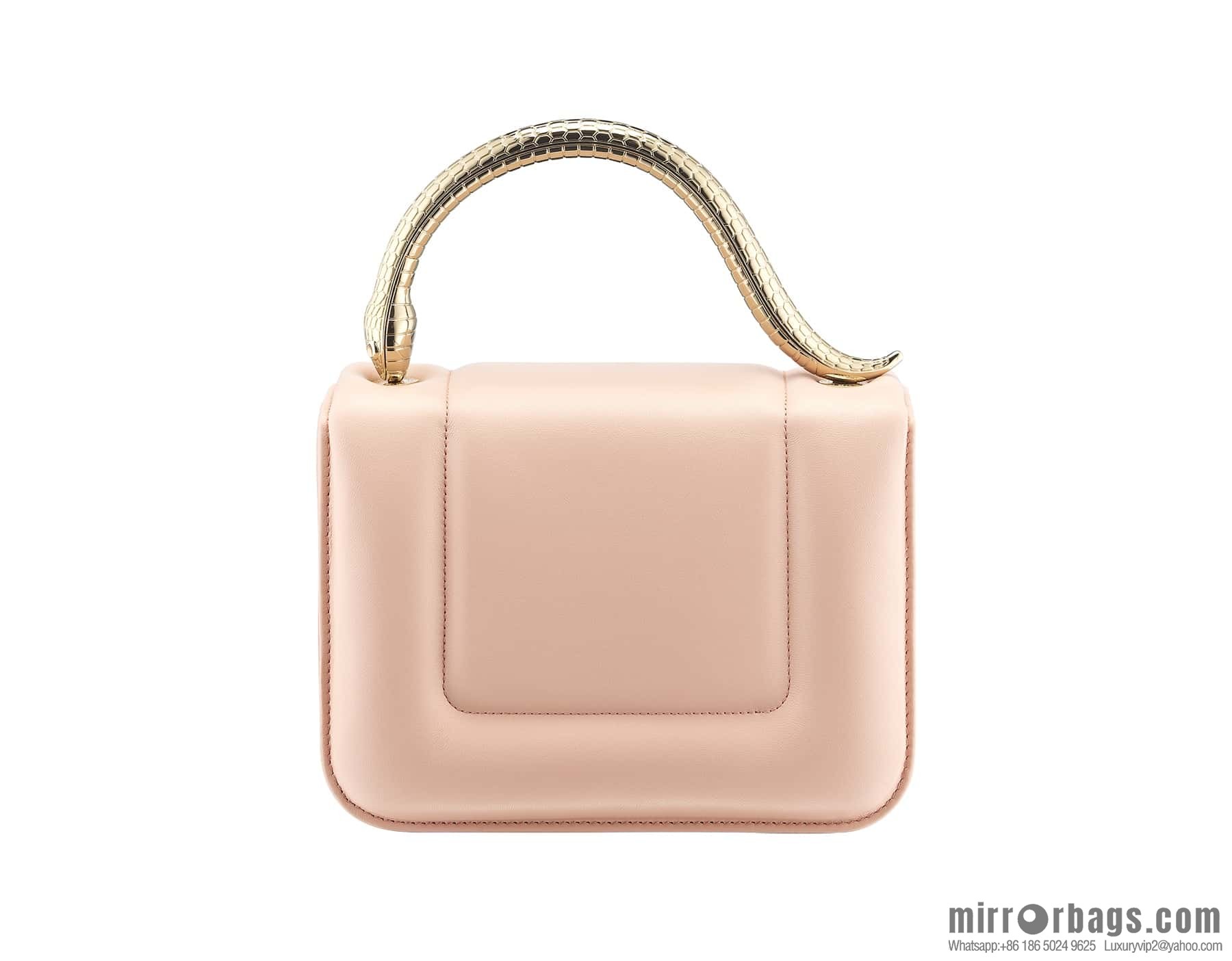 BVLGARI Bulgari joint design limited edition Mary Katrantzou snakehead bag 291071 naked powder 19CM