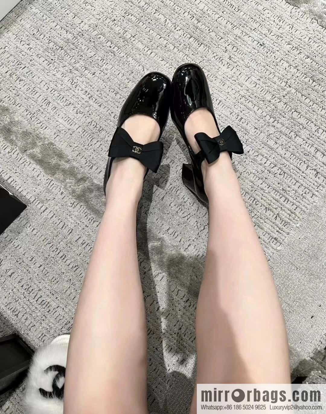 CHANEL Xiaoxiang Bow 🎀 Mary Jane high heels