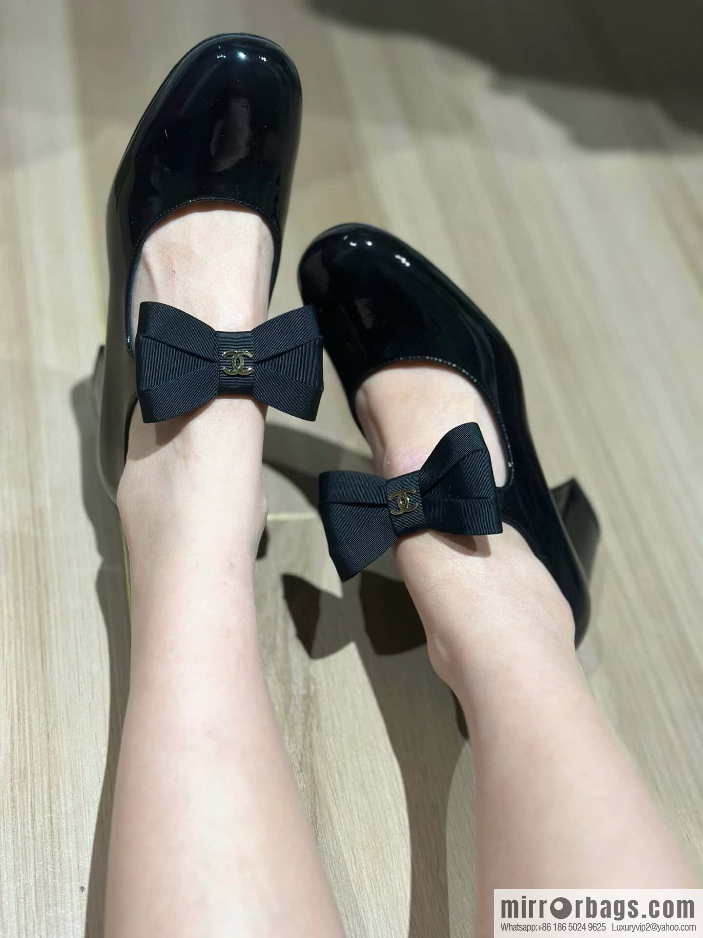 CHANEL Xiaoxiang Bow 🎀 Mary Jane high heels