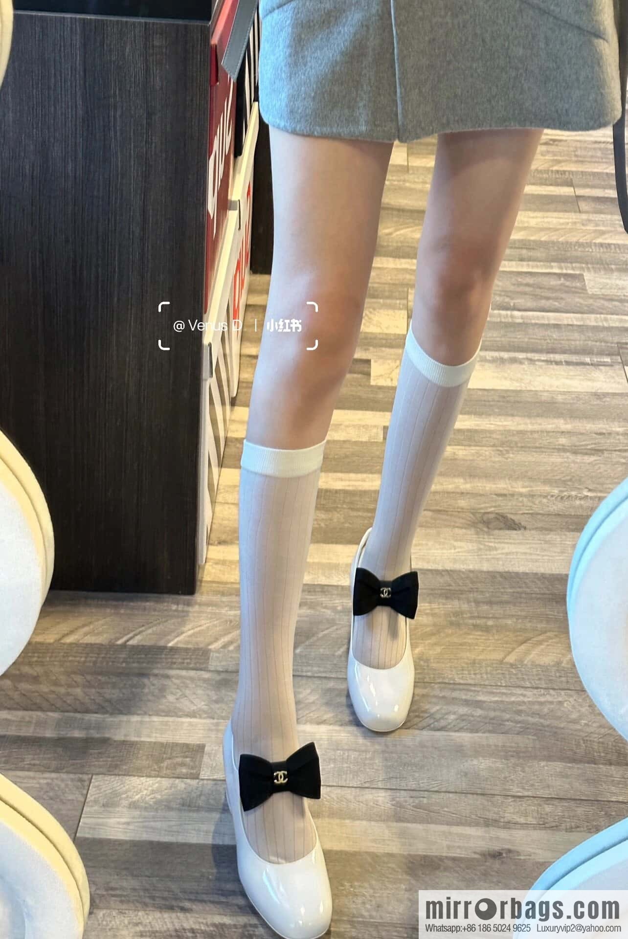 CHANEL Xiaoxiang Bow 🎀 Mary Jane high heels