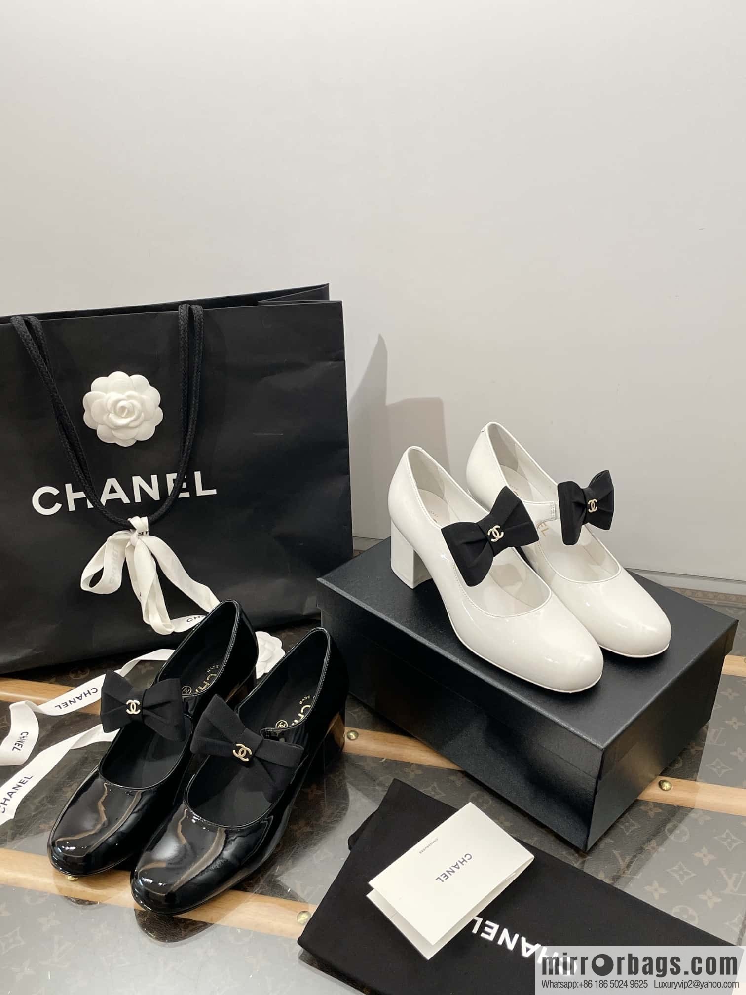 CHANEL Xiaoxiang Bow 🎀 Mary Jane high heels