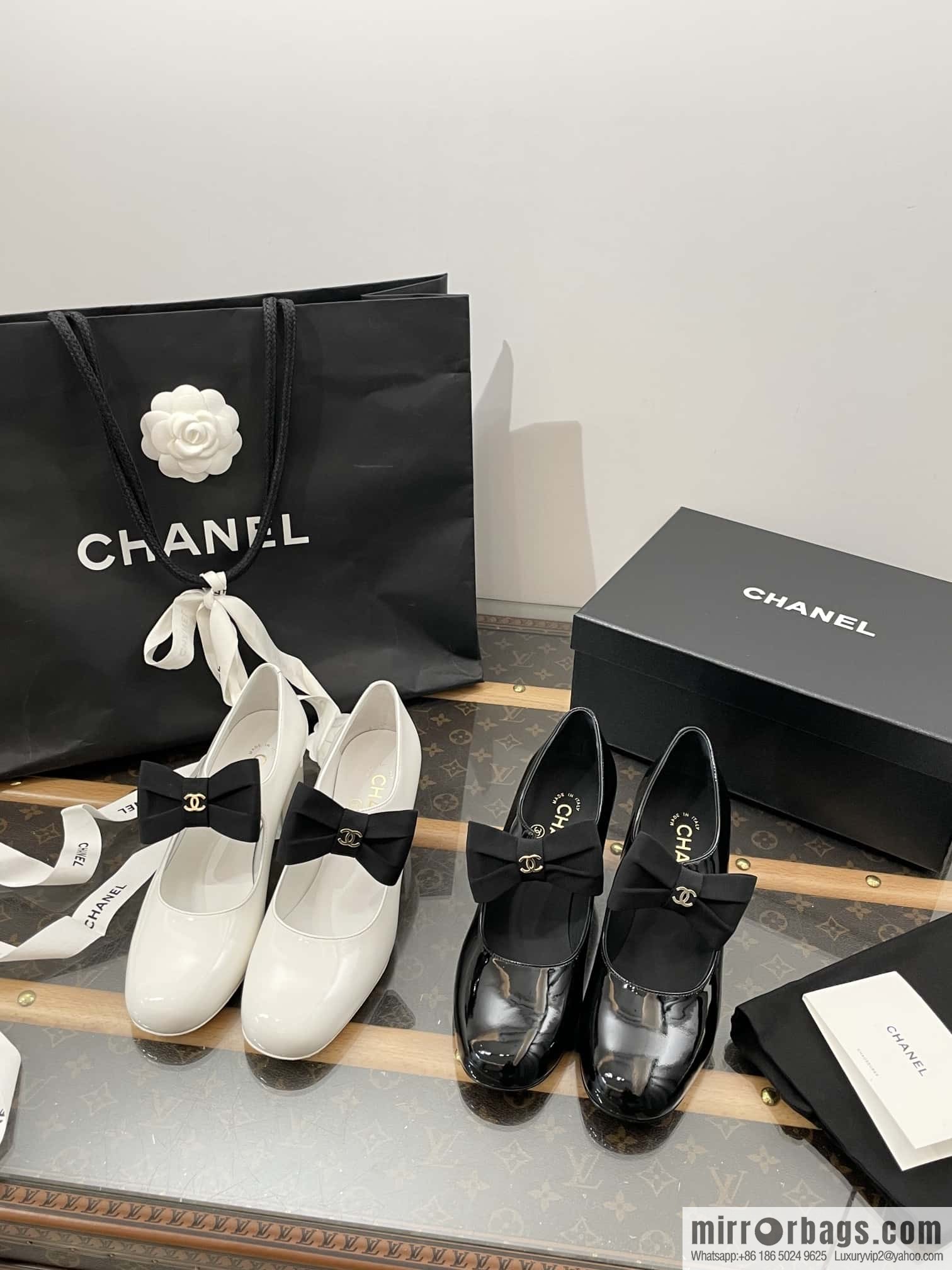 CHANEL Xiaoxiang Bow 🎀 Mary Jane high heels