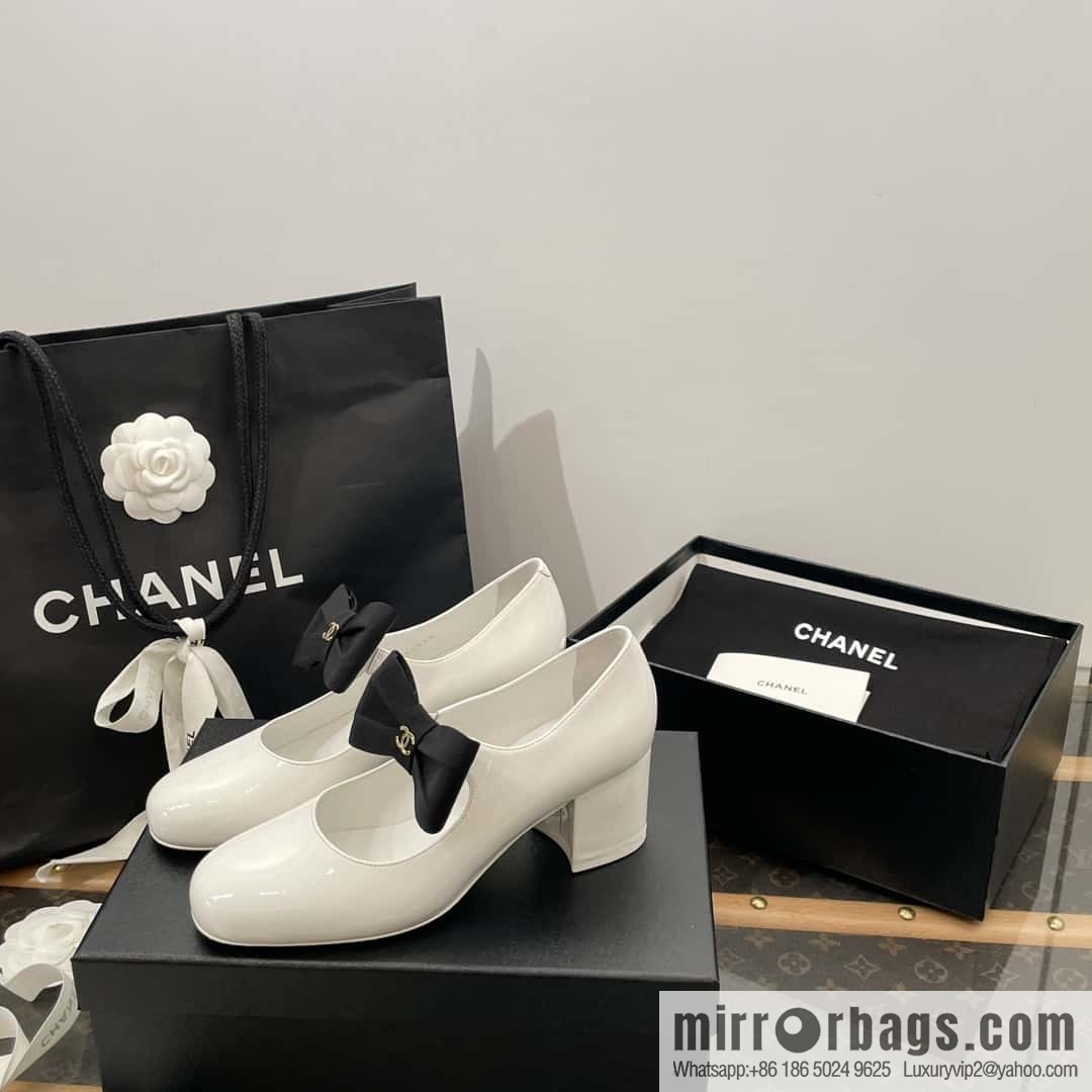 CHANEL Xiaoxiang Bow 🎀 Mary Jane high heels