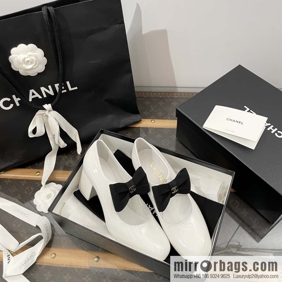 CHANEL Xiaoxiang Bow 🎀 Mary Jane high heels