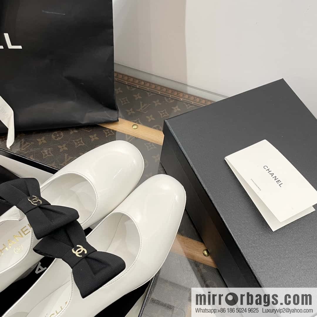 CHANEL Xiaoxiang Bow 🎀 Mary Jane high heels