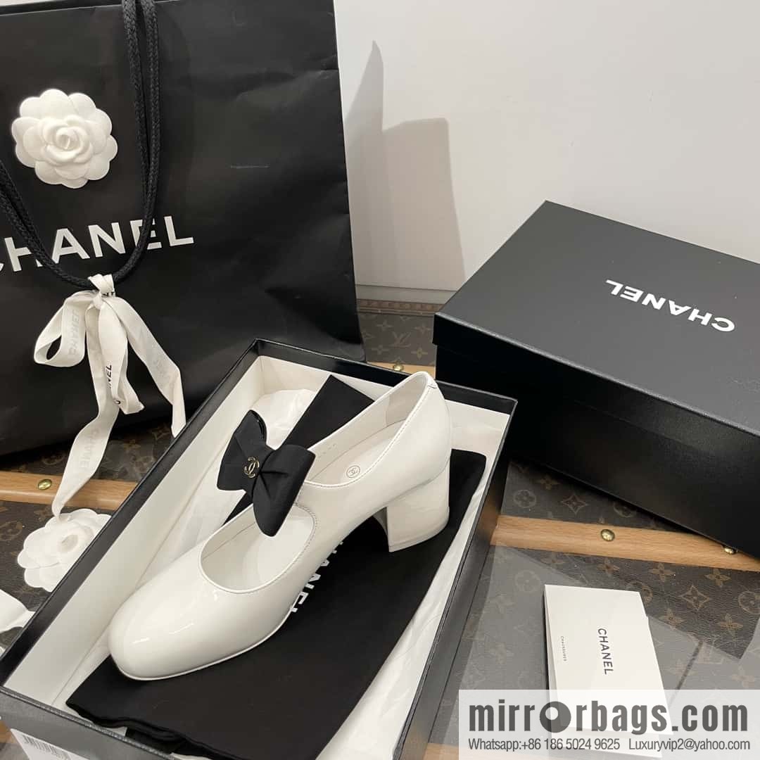 CHANEL Xiaoxiang Bow 🎀 Mary Jane high heels