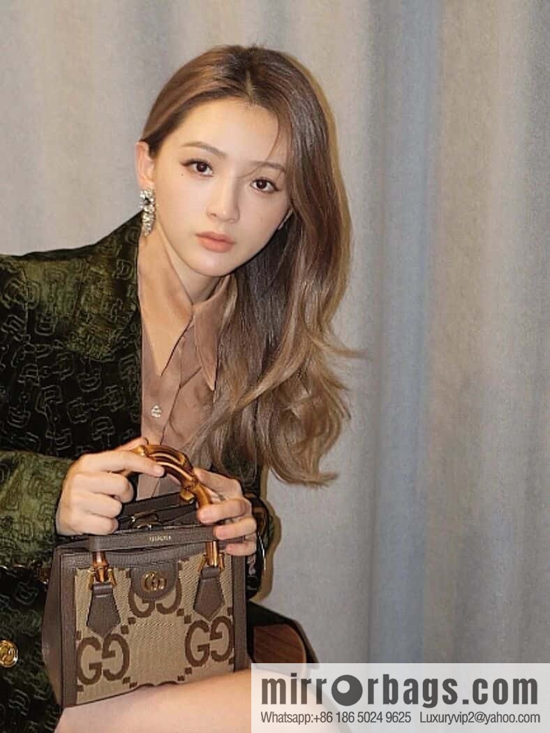 GUCCI Diana canvas tote bag 655661