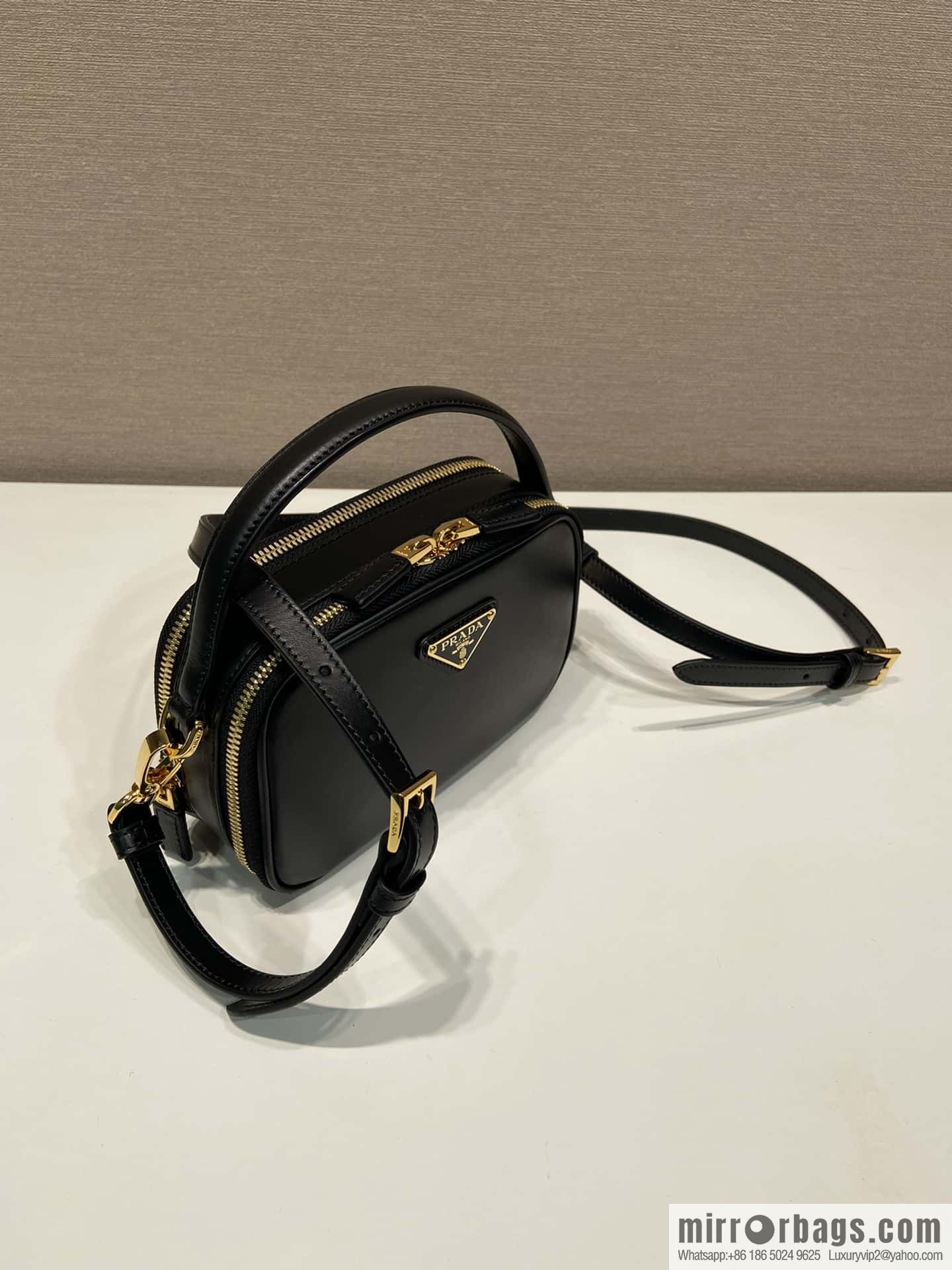 PRADA new mini handbag 1BH203 black