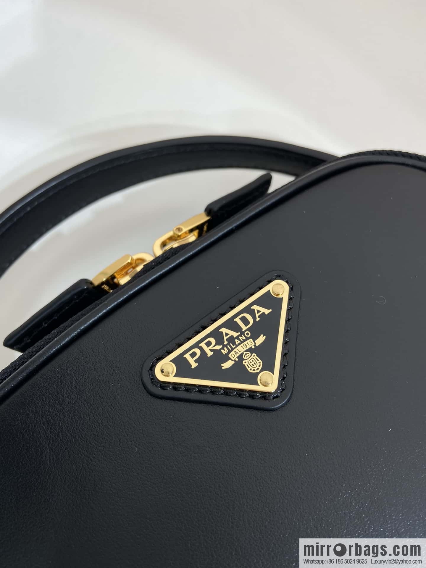 PRADA new mini handbag 1BH203 black