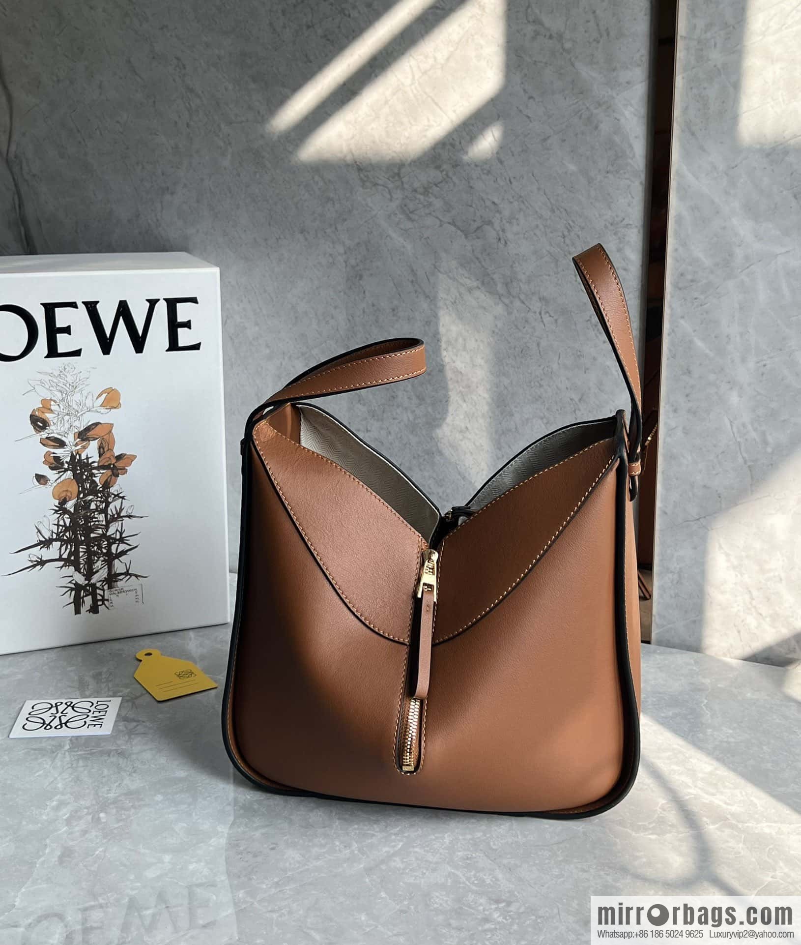 LOEWE Hammock bag 0216 small caramel color