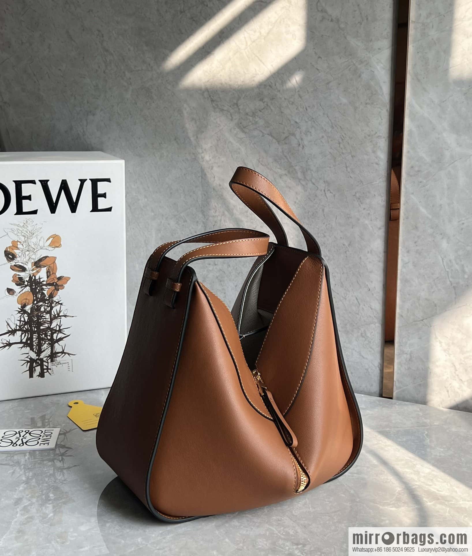LOEWE Hammock bag 0216 small caramel color