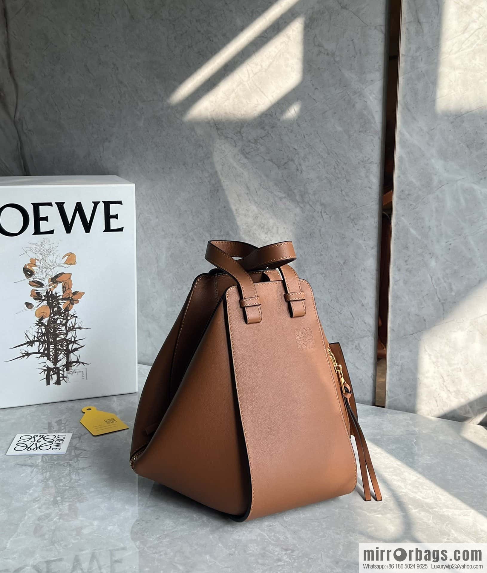 LOEWE Hammock bag 0216 small caramel color