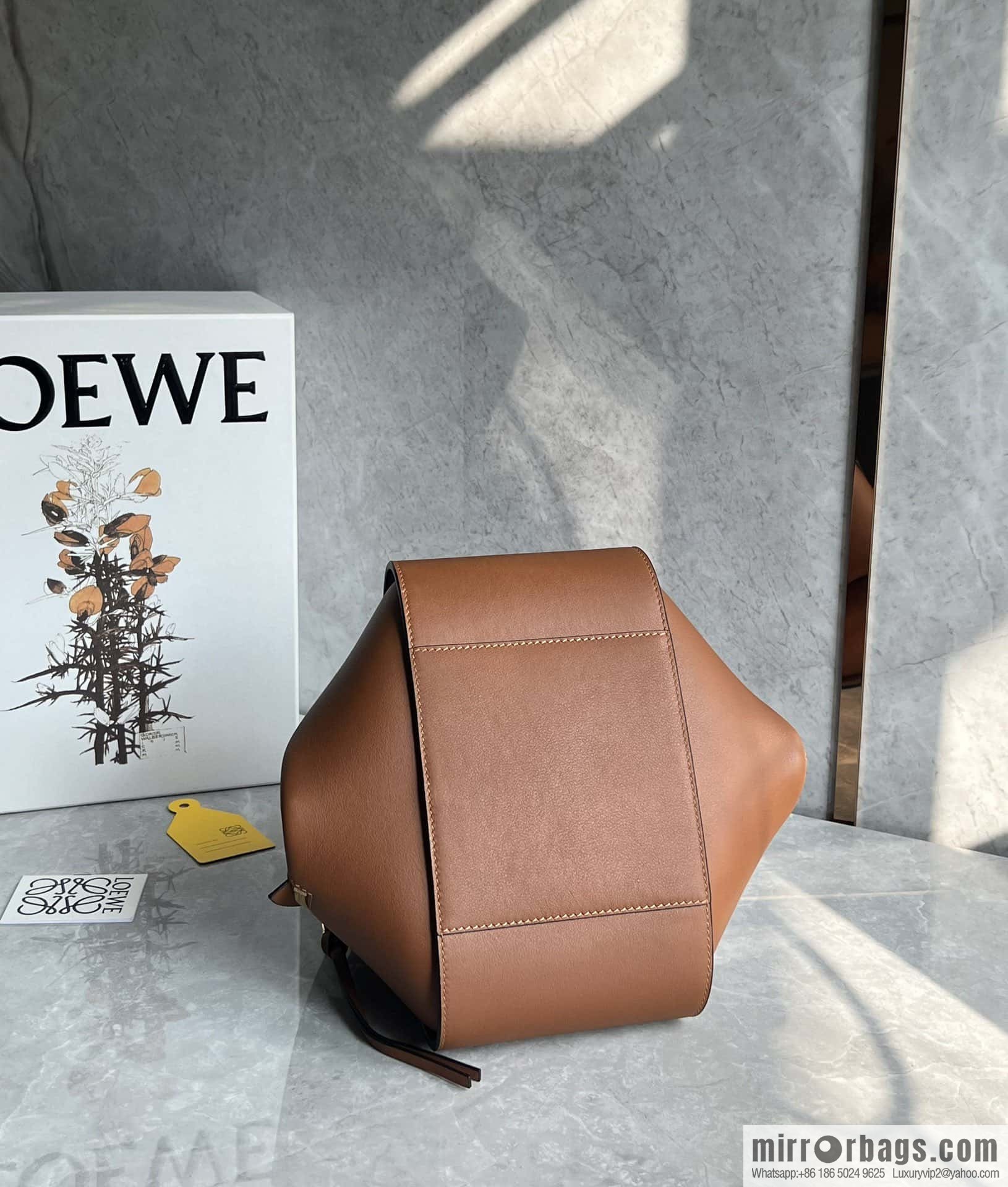 LOEWE Hammock bag 0216 small caramel color