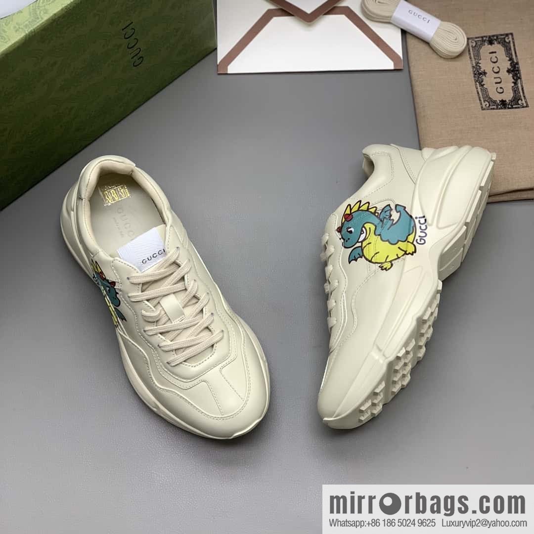 GUCCI men's and women's retro sneakers