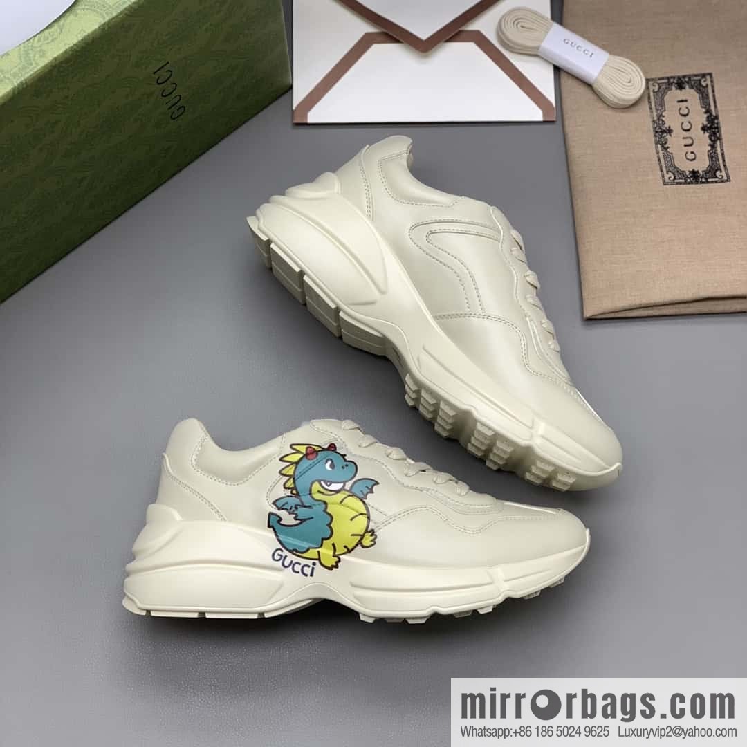 GUCCI men's and women's retro sneakers