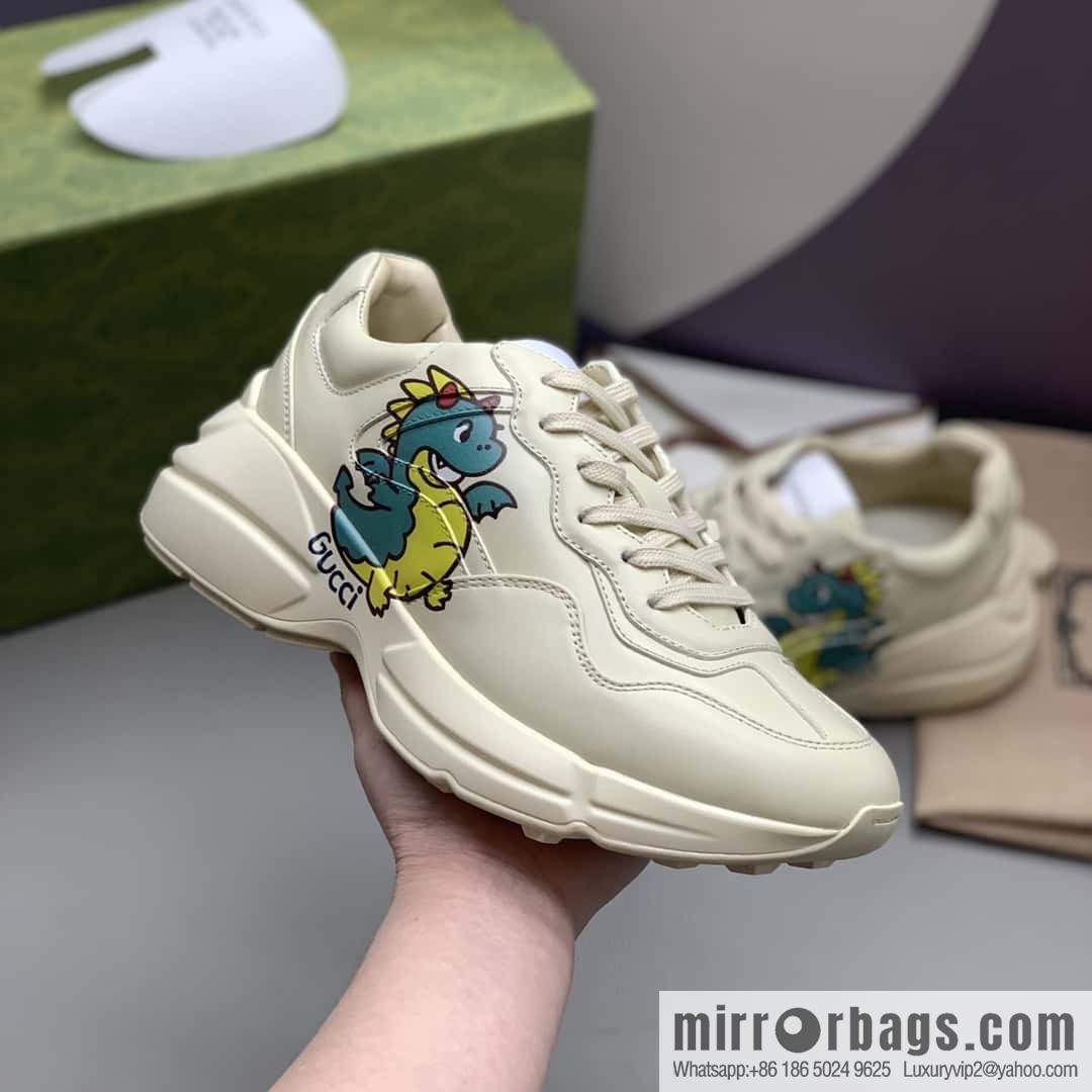 GUCCI men's and women's retro sneakers