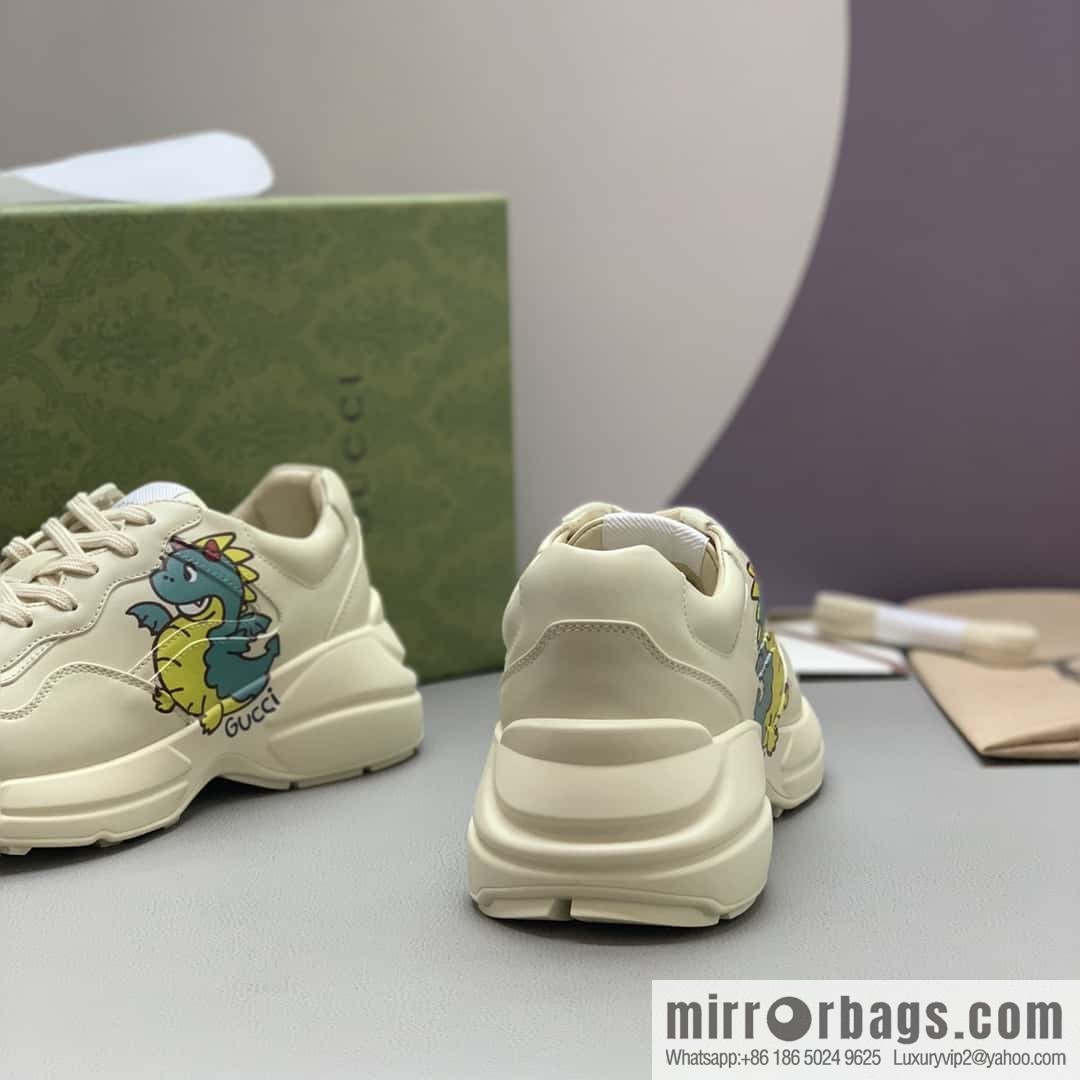 GUCCI men's and women's retro sneakers
