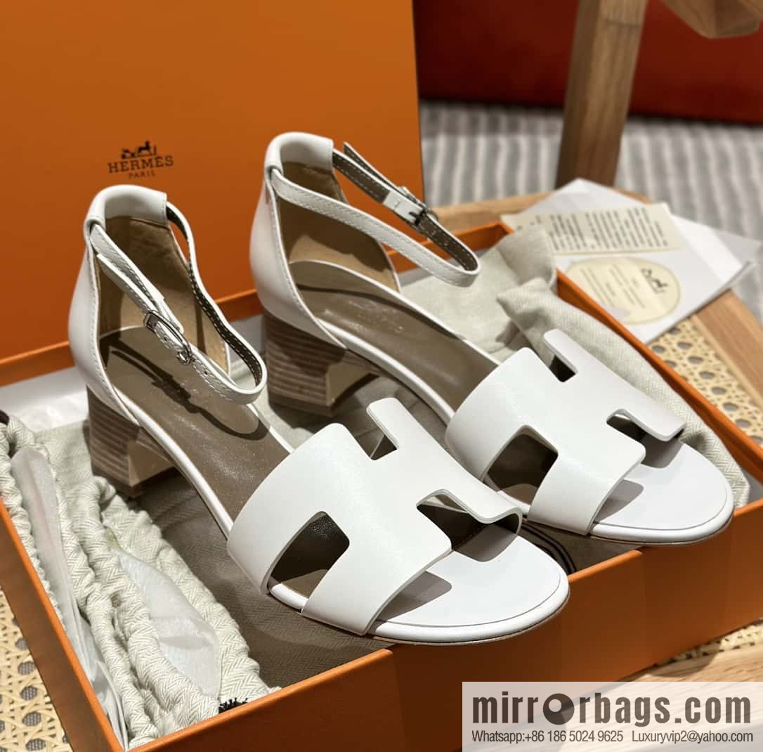 Hermès H high-heeled sandals