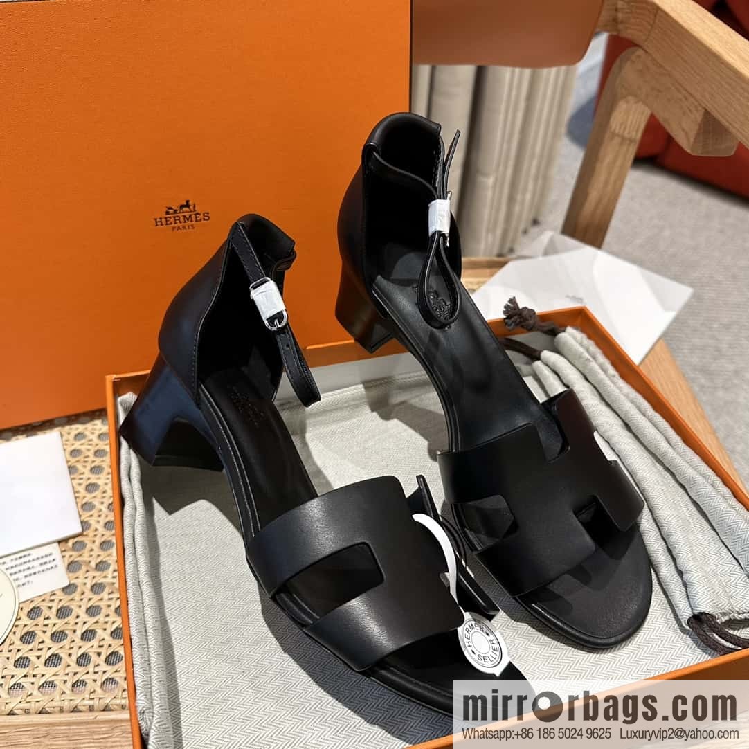 Hermès H high-heeled sandals