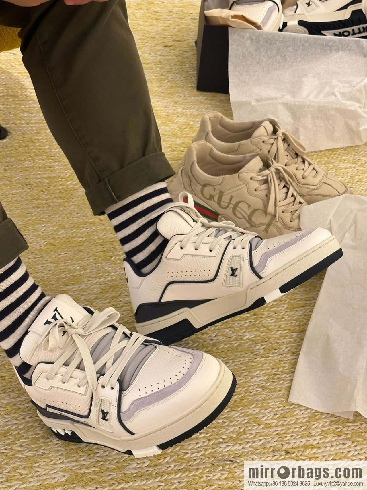LV/Louis Vuitton, donkey brand 𝐭𝐫𝐚𝐢𝐧𝐞𝐫|𝟐𝟎𝟐𝟑 men's and women's casual sports shoes