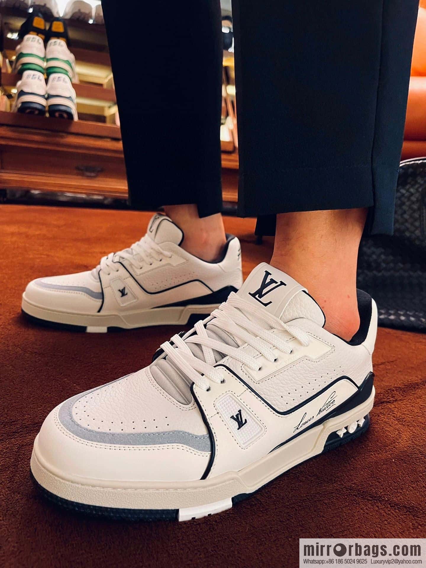 LV/Louis Vuitton, donkey brand 𝐭𝐫𝐚𝐢𝐧𝐞𝐫|𝟐𝟎𝟐𝟑 men's and women's casual sports shoes