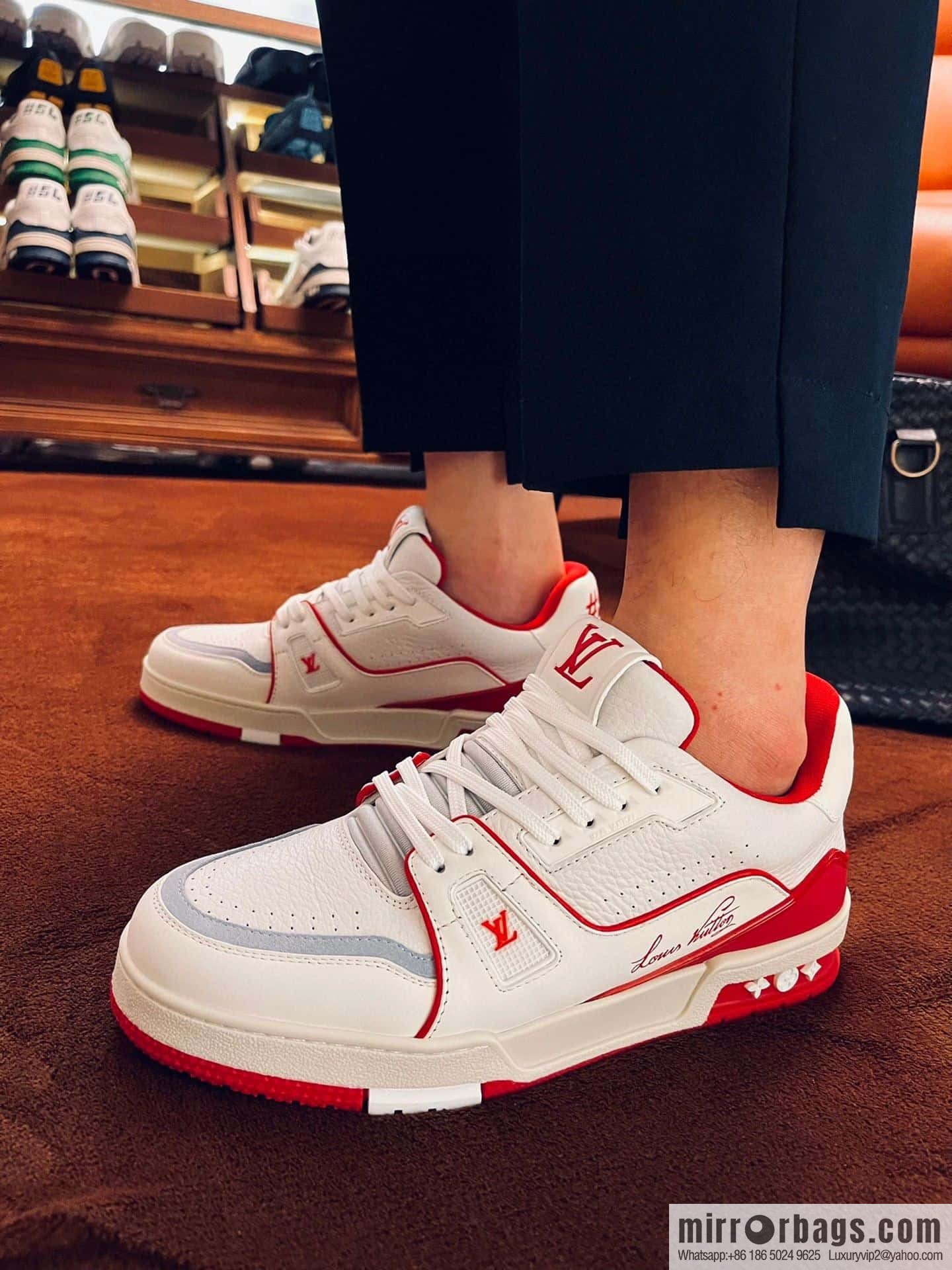 LV/Louis Vuitton, donkey brand 𝐭𝐫𝐚𝐢𝐧𝐞𝐫|𝟐𝟎𝟐𝟑 men's and women's casual sports shoes