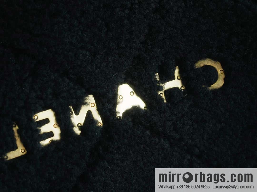 CHANEL Seasonal Limited Teddy Bear AS3261 black