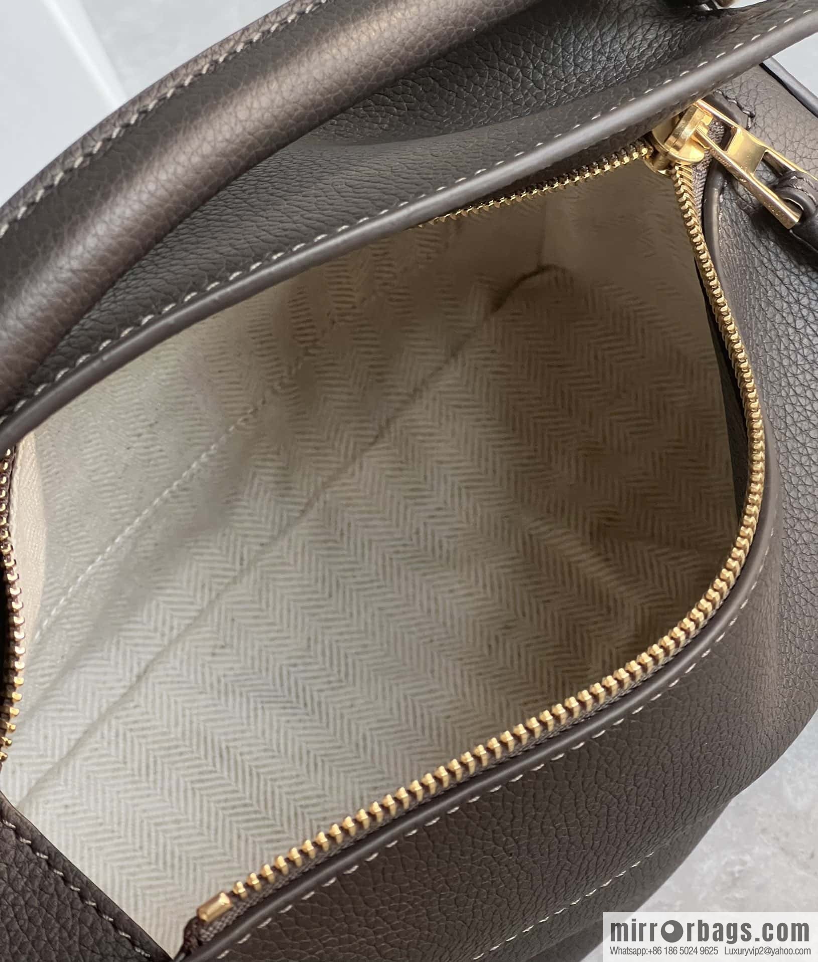 LOEWE puzzle geometric bag 24cm 0681 sand