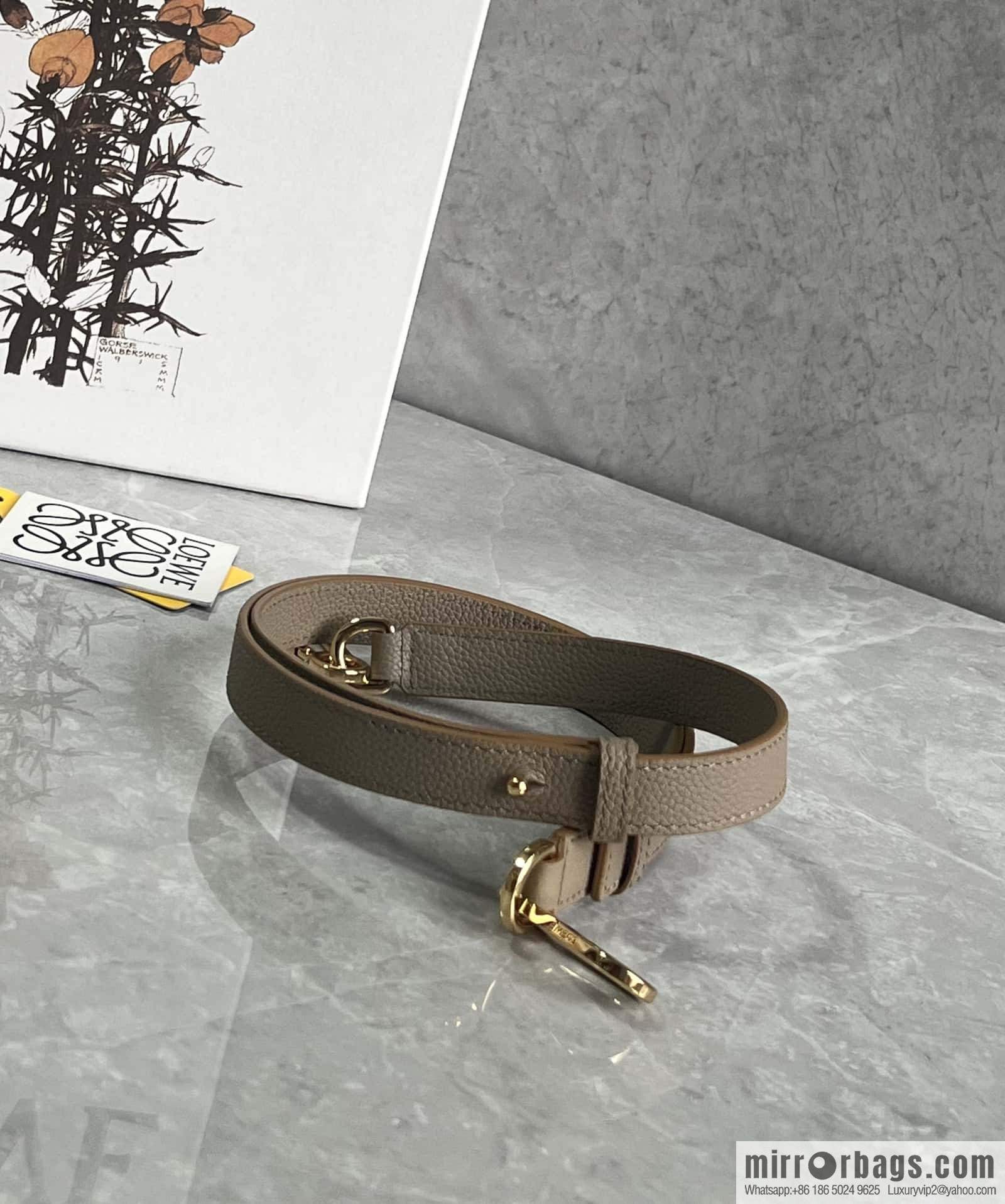 LOEWE puzzle geometric bag 24cm 0681 sand patchwork