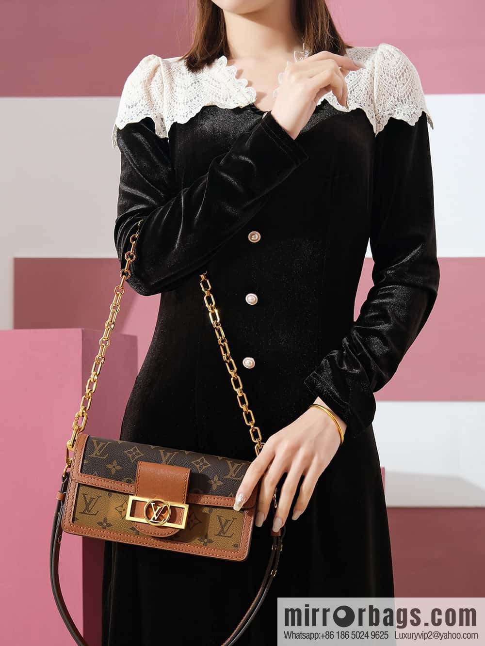 LV M46757 DAUPHINE EAST WEST BAG