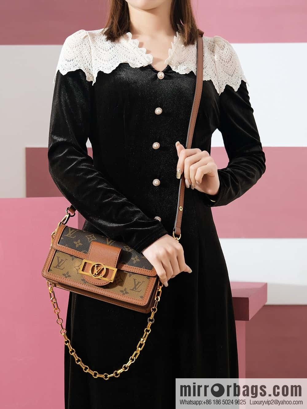 LV M46757 DAUPHINE EAST WEST BAG