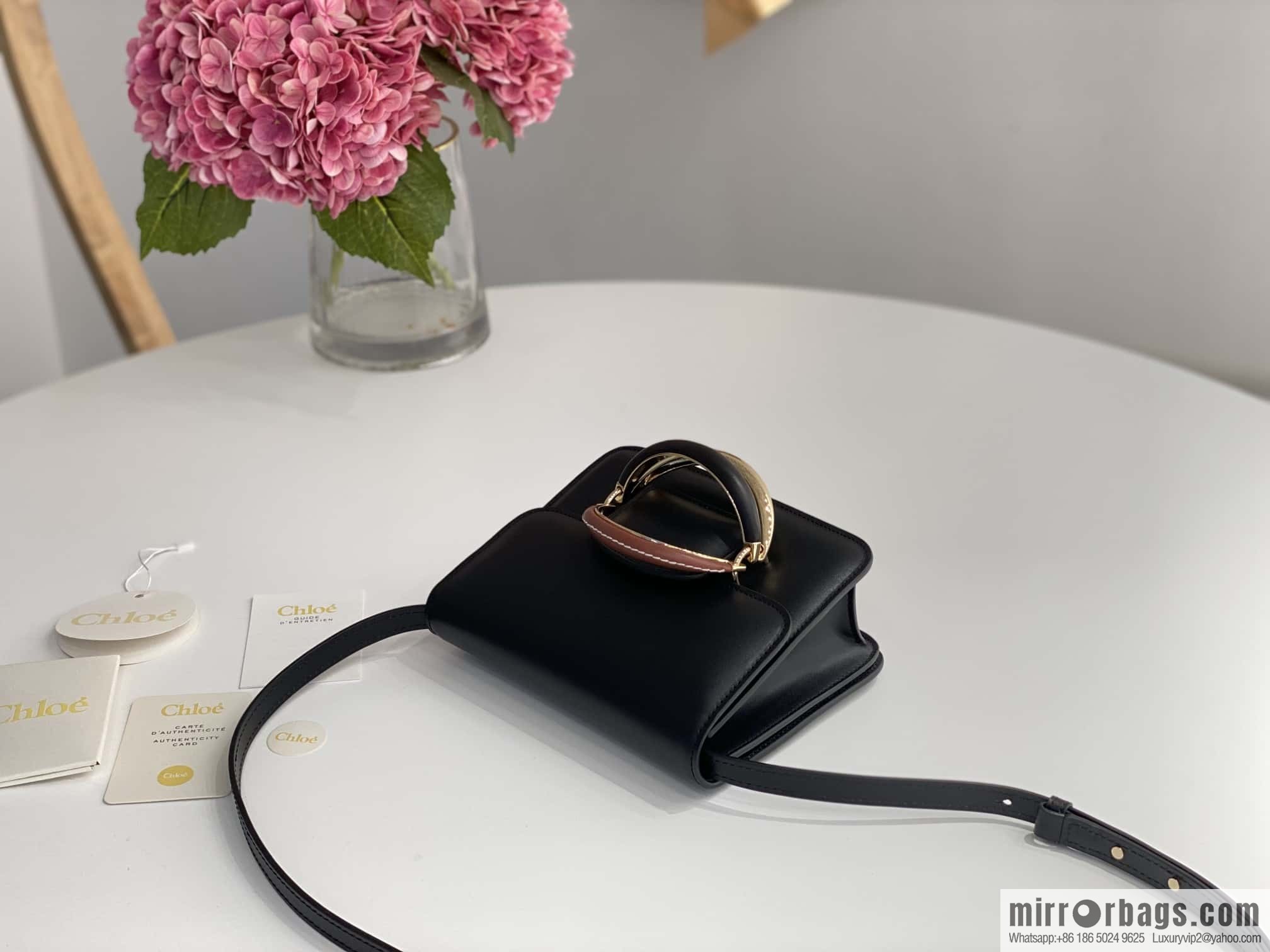 Chloe Kattie bracelet bag black
