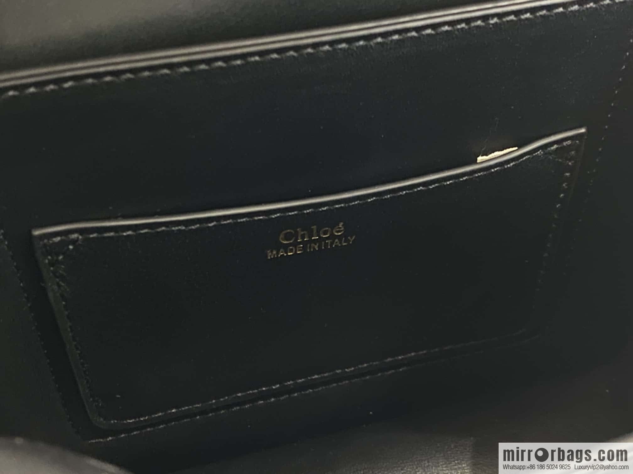 Chloe Kattie bracelet bag black