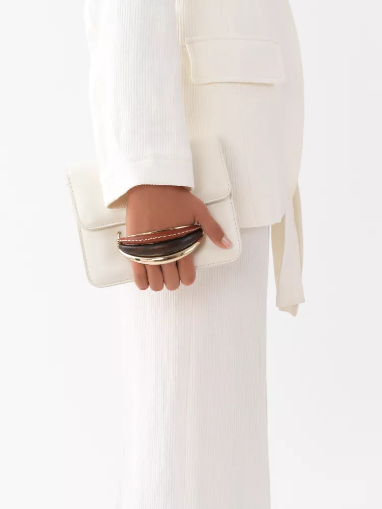 Chloe Kattie bracelet bag, white