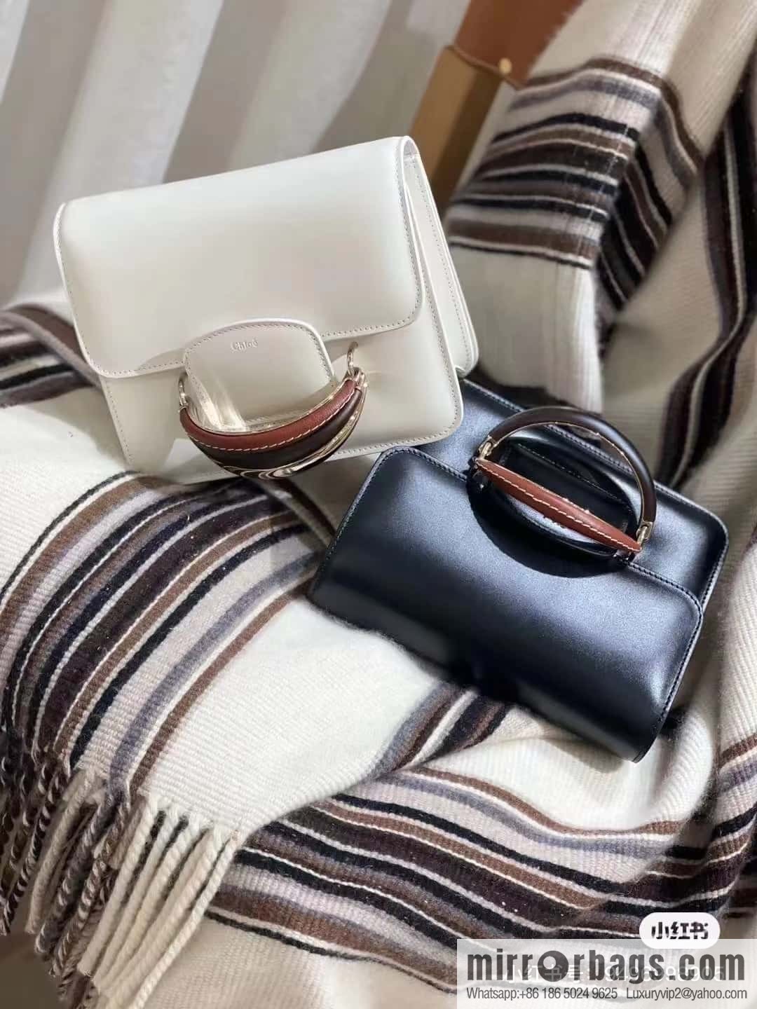 Chloe Kattie bracelet bag, white